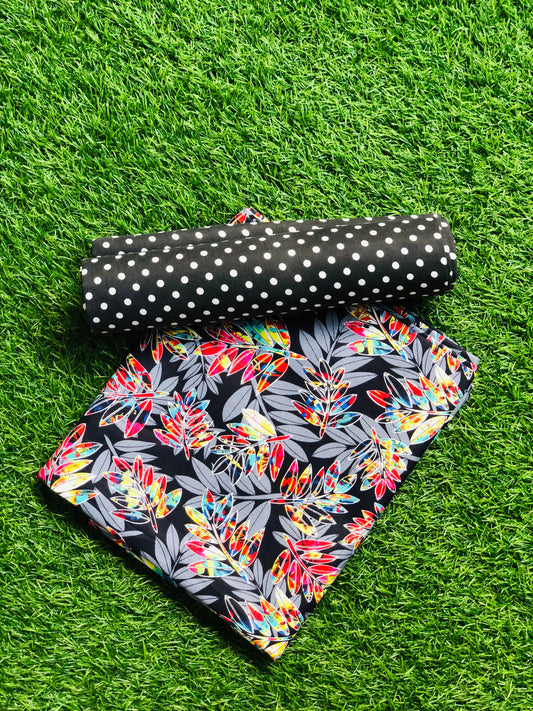 Polo Cotton 2 PC ladies suit (01)